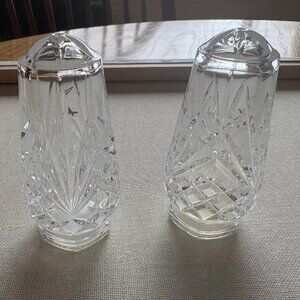 Villemont Cristal d’Arques JG Durand 24% Lead Crystal Salt Pepper Shakers